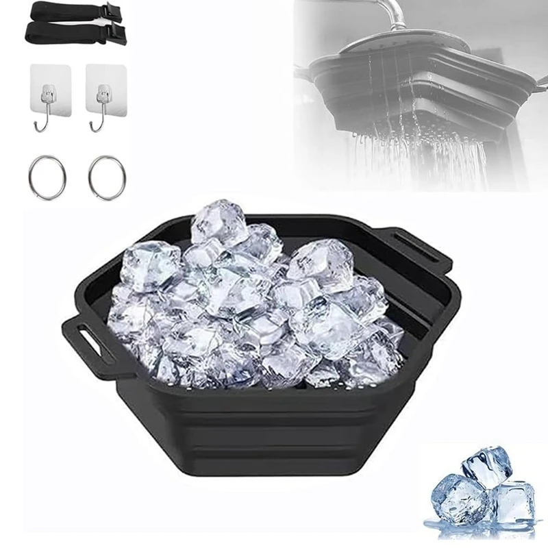 

A76X-Ice Shower, Ice Bath, Ice Bath Water Chiller, Portable Ice Bath, Shower, Portable Ice Bath Barrel Foldable