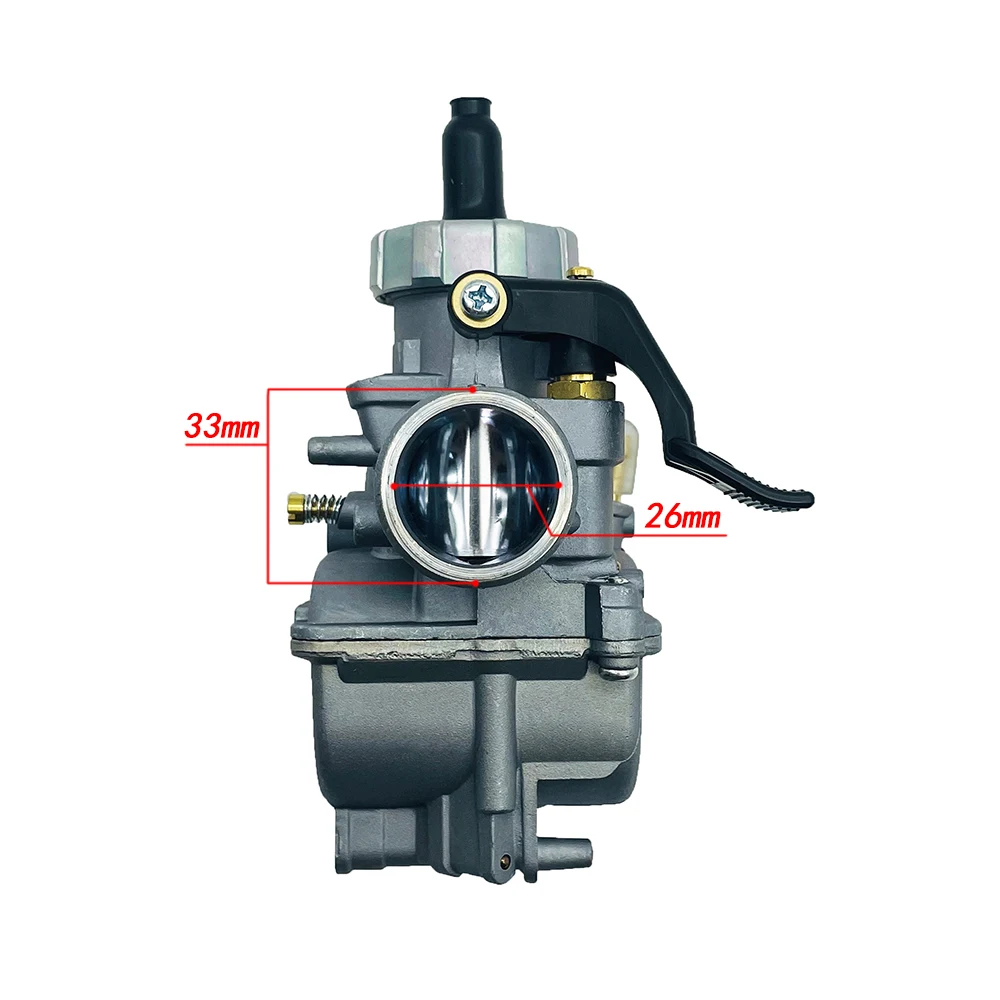 Motorcycle carburetor DASH PE26 26mm KX80 KX100 KX125 NSR140 50-125CC 2T 4T stroke engine zinc or copper plunger carburetor