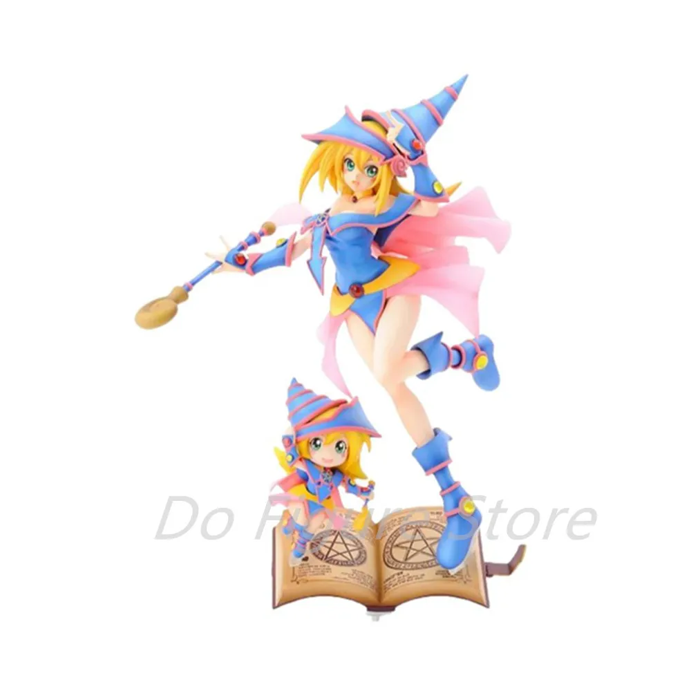 28cm Anime Dark Magician Figures Duel Monsters Action Figures Magic Girl Figurine PVC Collection Model Toys Decoration Gifts