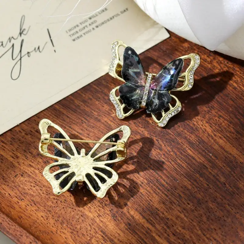 Vintage Butterfly Brooches For Women High Grade Fashion  Brooch Pins Coat Bags Pins Accessories Girl Party Jewelry Gifts