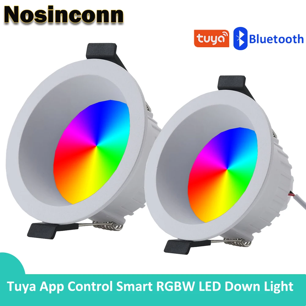 Mini Down Light LED Recessed Ceiling Tuya Control Kitchen Down Light 16 Million Colors Optional Bluetooth Smart LED Spotlight