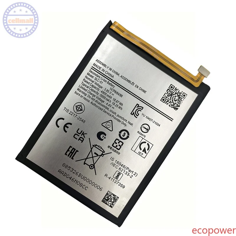 5000mAh High Quality Battery SLC-51 For Samsung Galaxy A05 A057 A05S A057F mobile phone Batteries SLC 51+ free tool Kits