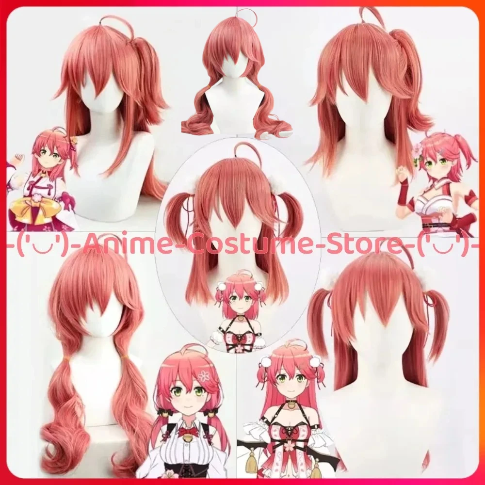 

Hololive VTuber Mika Sakura Cosplay Wig Anime Game Character Halloween Carnival Party Costume Wigs Heat Resistant Synthetic Hair