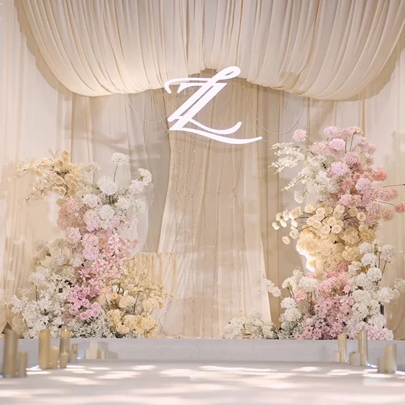 

Непрозрачный толстый простой белый занавес для вечеринки, фоны для свадебного мероприятия, украшение для сцены, украшение для детского душа, дня рождения, стены