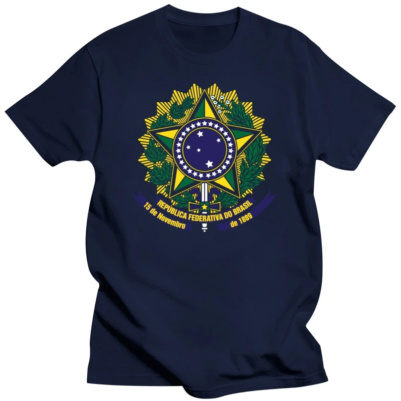 Brazil Brasil Coat Of Arms Brazilian Emblem Cruzeiro Do Sul Pride MenT Shirt