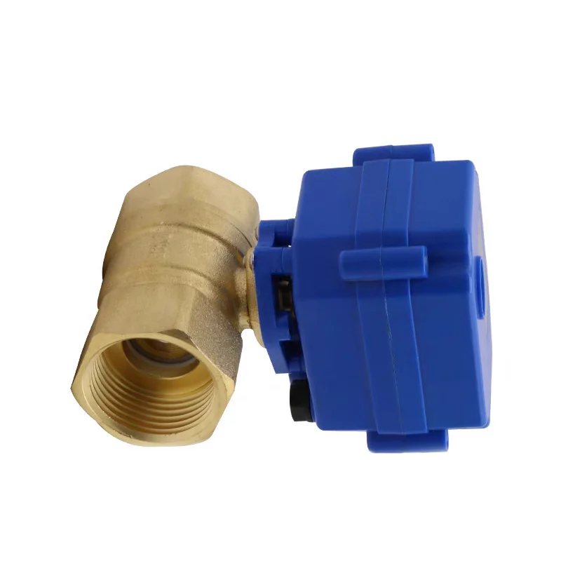 

CWX-15Q 1,0 МПа Умный водяной латунный водяной клапан давления 1/2 дюйма, 3/4 дюйма, 1 дюйм с 3-контактным кабелем для системы сигнализации утечки воды WZ806 WZ805