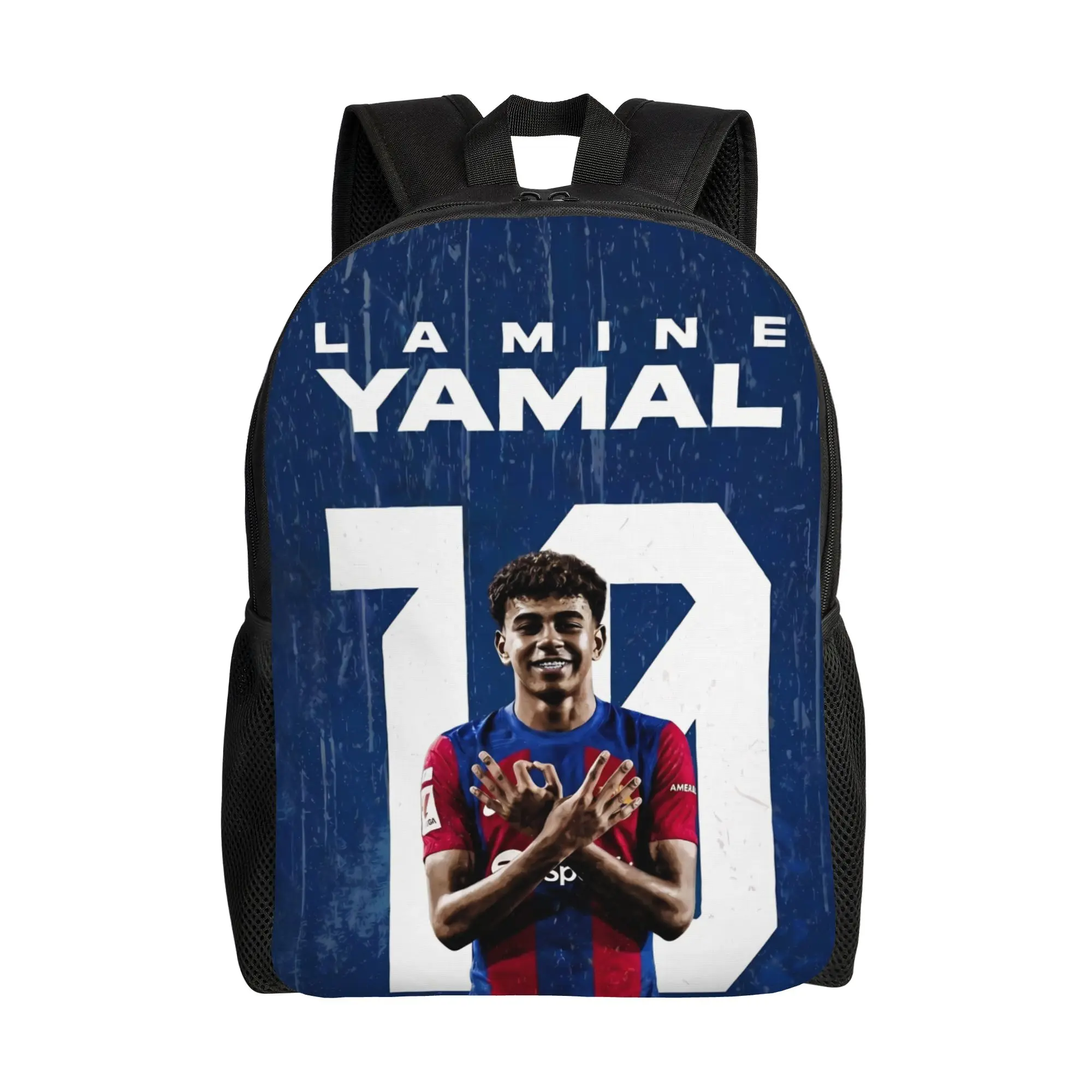 Football L-Lamine Yamal Spain Backpack for Men Women Casual High School Business Daypack  Laptop Shoulder Bag Gift