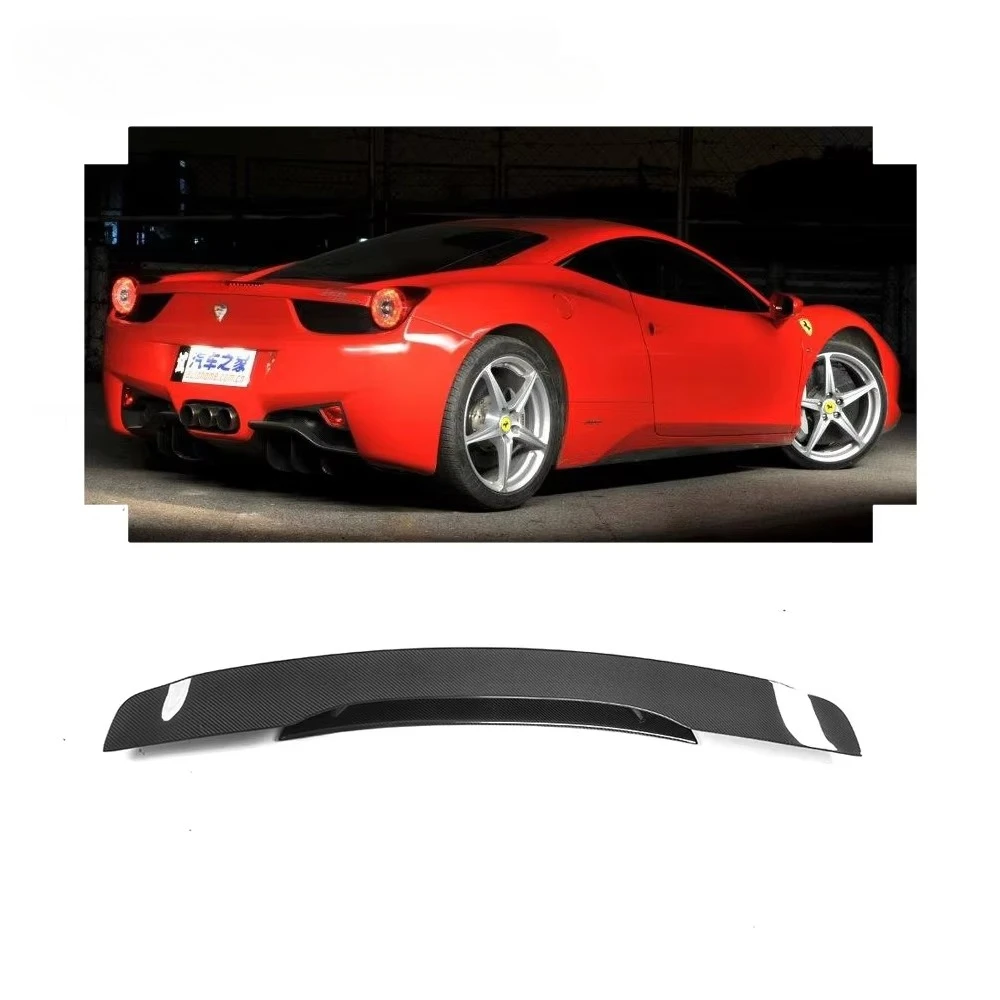 

Comfort Luxury Carbon Fiber Rear Trunk Spoiler for Ferrari 458 Italia Base Coupe 2-Door 2011-2013