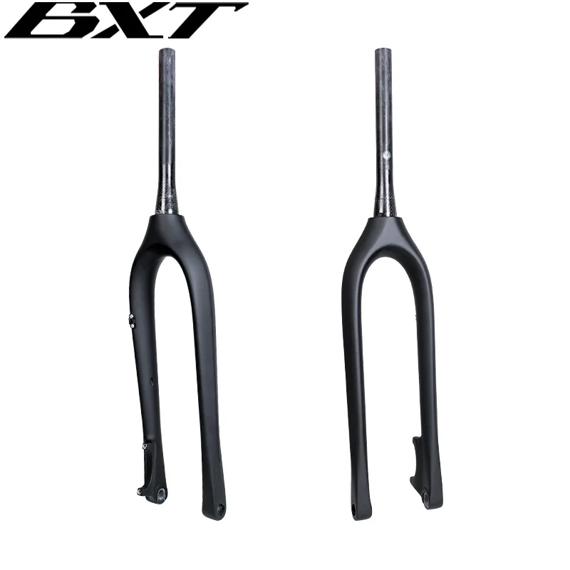 BXT-Full Carbon Bicycle Fork, Mountain Bike, Thru Axle, MTB Bike, 27.5 in, 110x15mm, 100x15mm, Newest