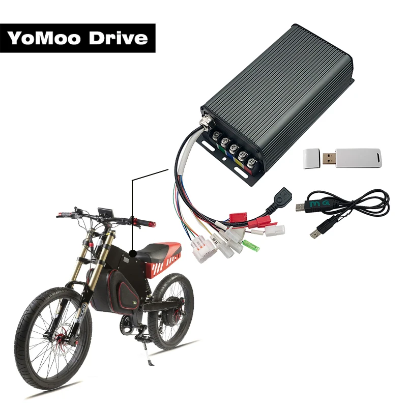 Support PC & Phone Programming Sabvoton SVMC7260 Brushless BLDC Motor Controller 48V-72V For 1000W-1500W Electric Bike Scooter