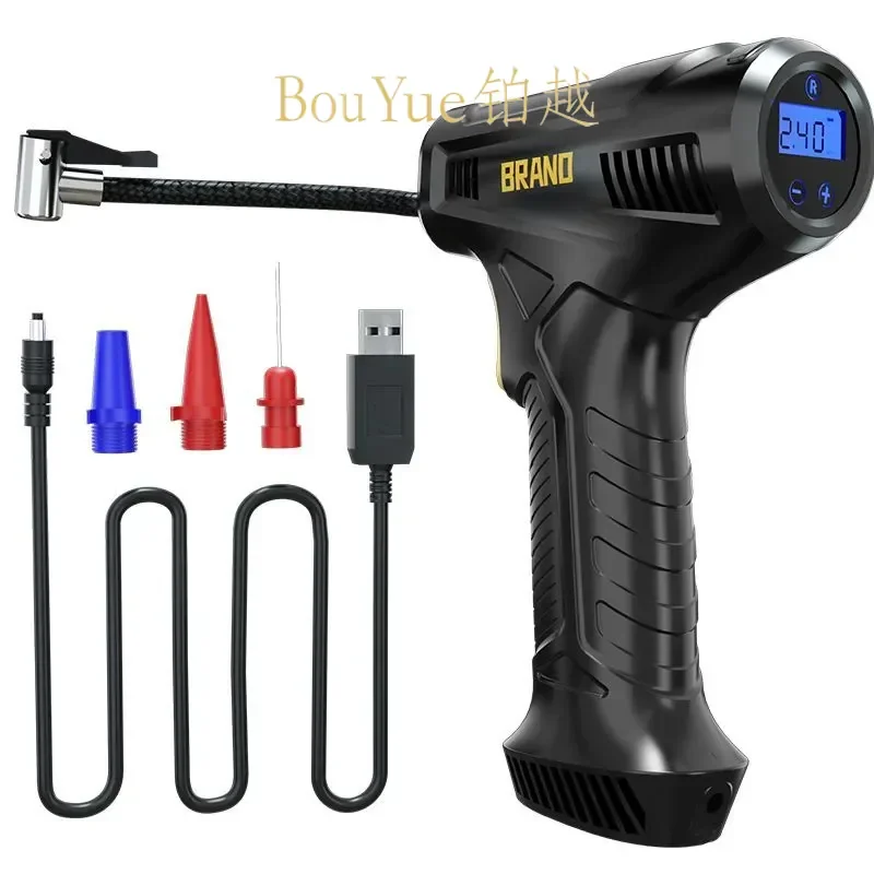 Mini Portable Wireless Electric Air Pump for Car Bicycle Tire Inflator Handheld Rechargeable Compressor Auto Bike Tyre Pump