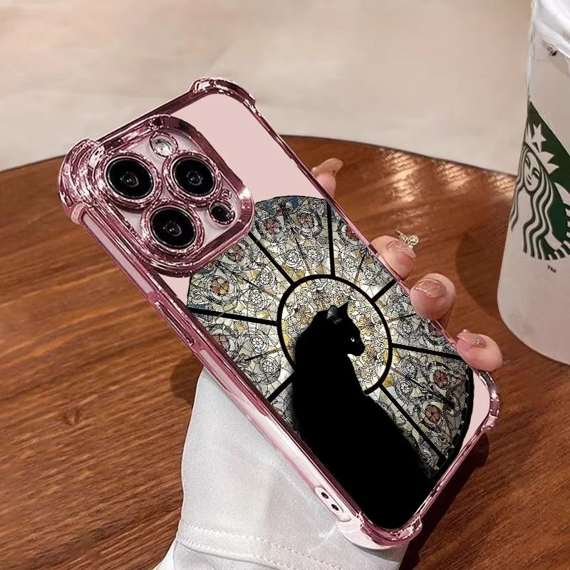 حافظة ناعمة لهاتف آيفون 17 برو ماكس 16 بلس 15 14 13 12 11 غطاء زاوية وسادة هوائية حماية كاملة للكاميرا للرجال والنساء ويندوز هريرة #5