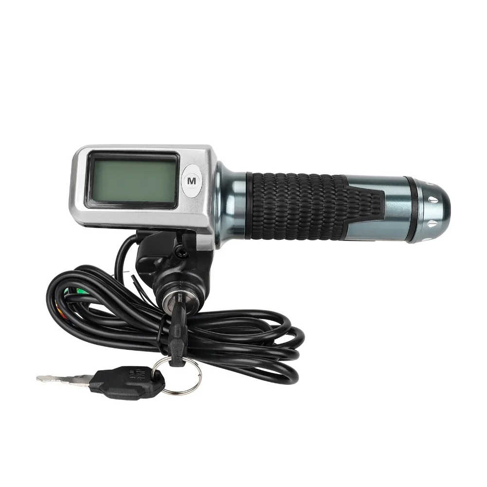 

Key Operated Electric Scooter Handlebar Compatible with 36V 48V and 60V Vehicles Featuring LCD Display and Precise Speed Control