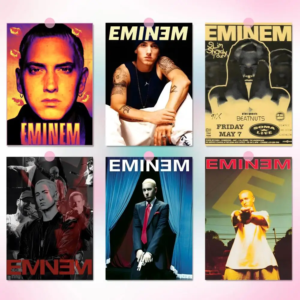 Rapper  E-eminem Clean Interior Vibe Neutral Room Vibe Modern Wall Accent Dining Area Setup Neutral Home Makeover Poster