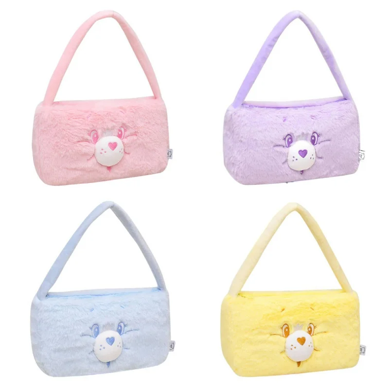 Cartoon Care Bears Plüsch Umhängetasche Carebears Handtasche Mode Trend Stofftiere Niedliche Bären Unterarm Tasche Schöne Mädchen Geschenke