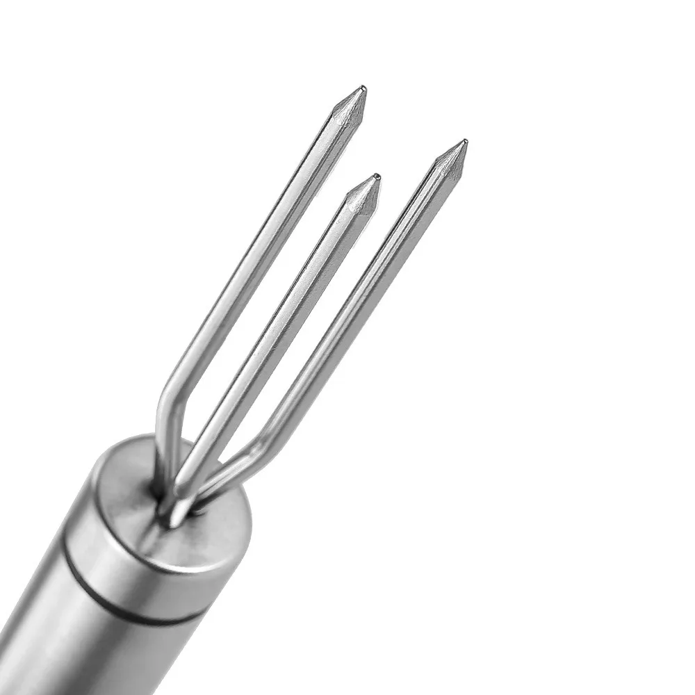 

5 шт., аксессуары для барбекю, набор кукурузных вилок из нержавеющей стали, 3 зубца, многоразовая колбаса на гриле, Prod, нержавеющий держатель для жарки, фрукты