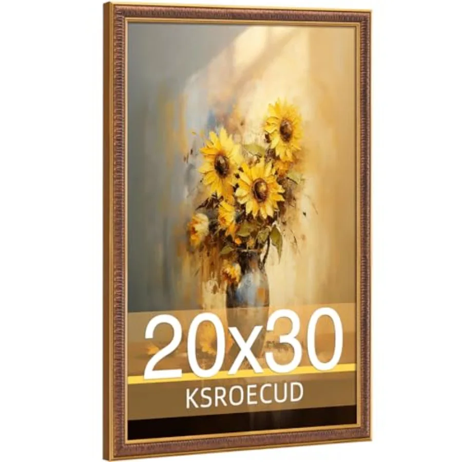 

Фоторамка из плексигласа в винтажном стиле, 20x30 см, для постеров, с рамкой, для горизонтального и вертикального размещения на столе или напольного использования
