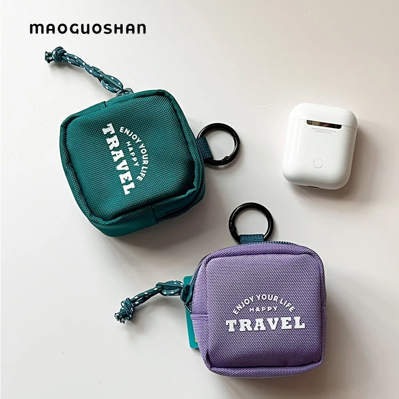   حقيبة سماعة بلوتوث حافظة واقية صغيرة قلادة تخزين ملحق الرياضة في الهواء الطلق والعتاد حقيبة متنوعة