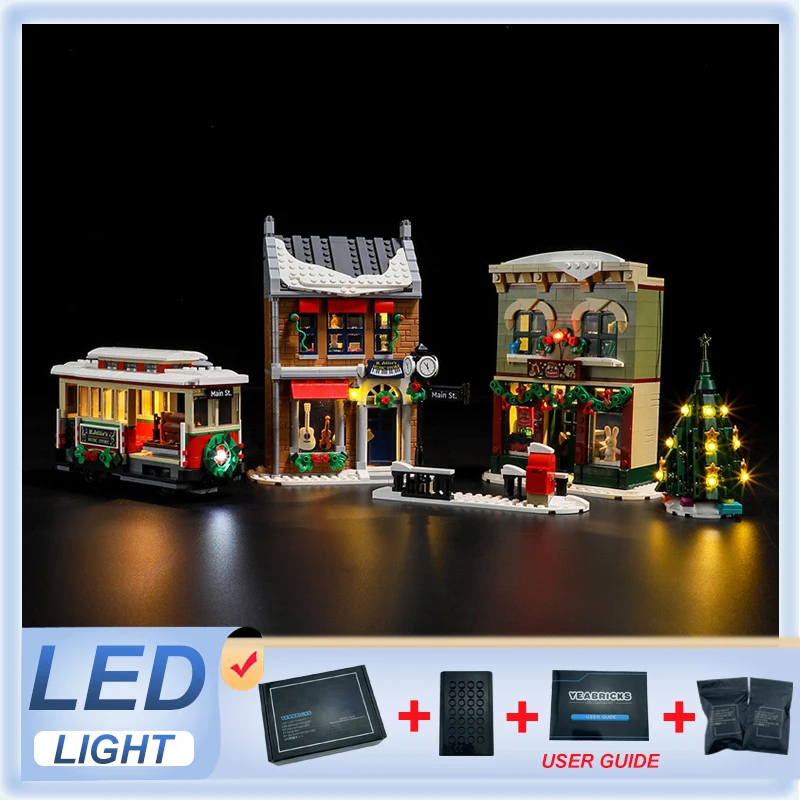 

DIY LED Light Kit For LEGO 10308 Holiday Main Street (Only LED Light,Without Blocks Model)