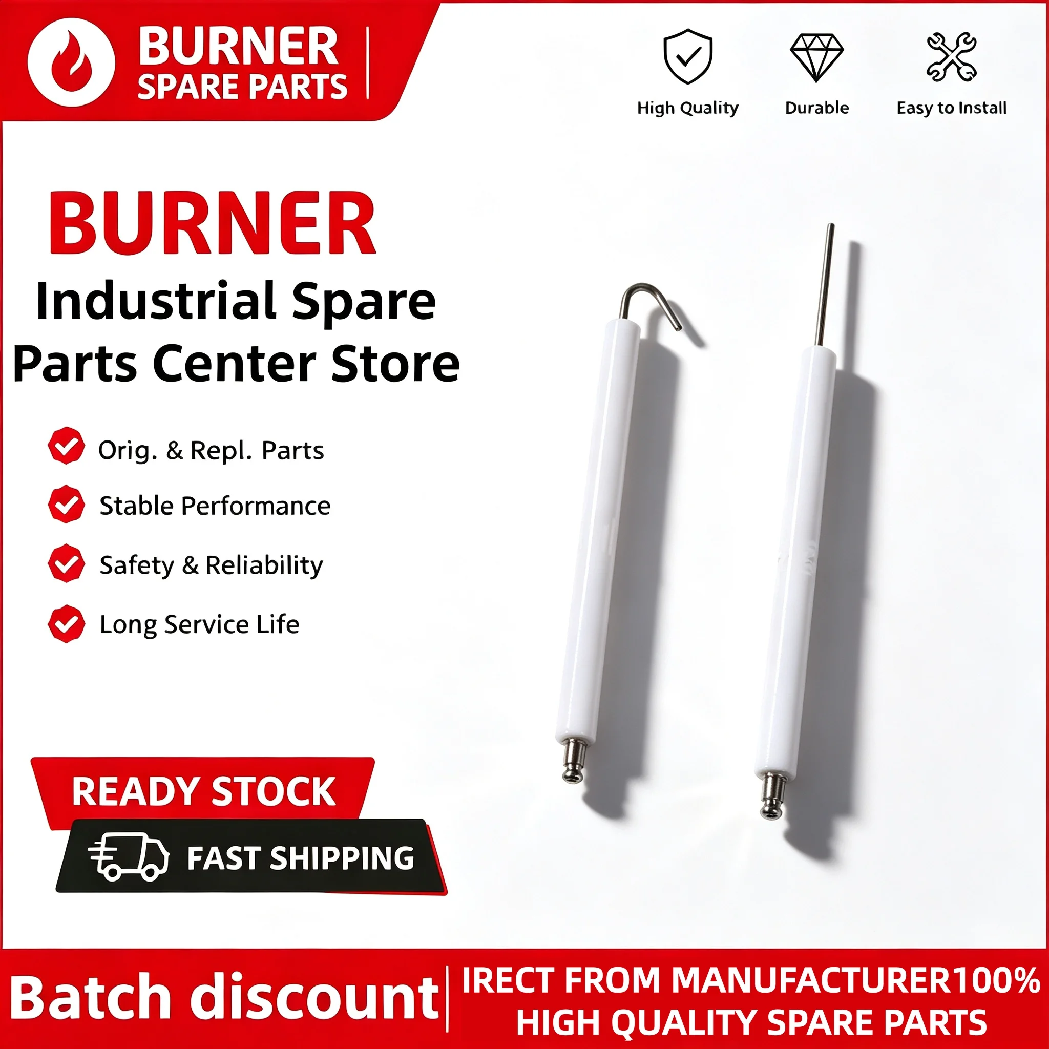 WM‑G20/2‑A WM‑G20/3‑A WM‑G10/3‑A Combustion Burner Ignition Needle Ion Probe