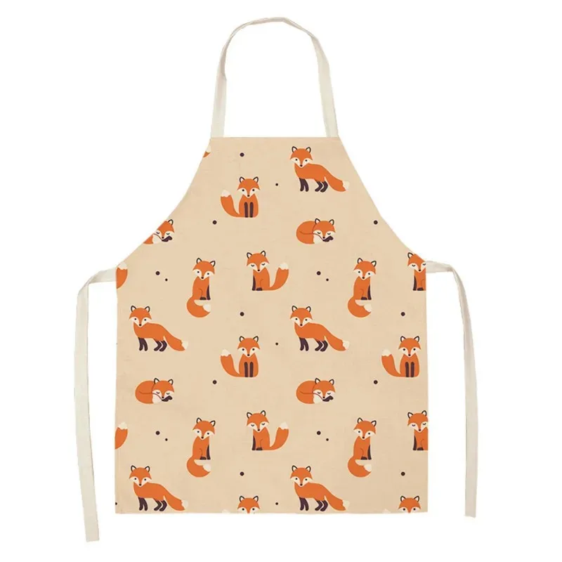 Aprons Unisex Dinner Party Linen Nordic Cooking Bib Funny Pinafore Cleaning Aprons Home Accessory