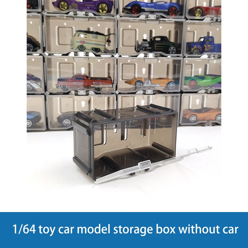 

1:64 ящик для хранения игрушечных автомобилей из акрилового сплава, витрина подходит для хранения и демонстрации моделей автомобилей 1/64