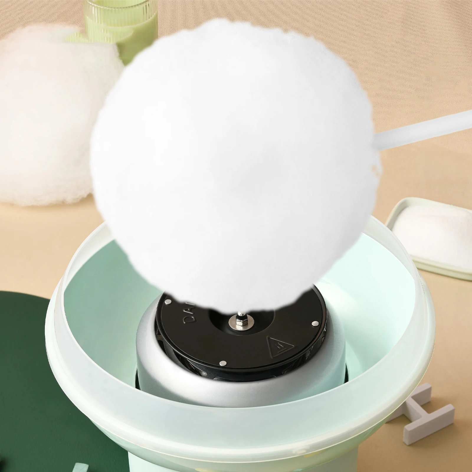 

50pcs Cotton Candy Machine Paper Sticks Candy Making Supplies for Cake Pops Chocolate Lollipop DIY Sticks Disposable Baking