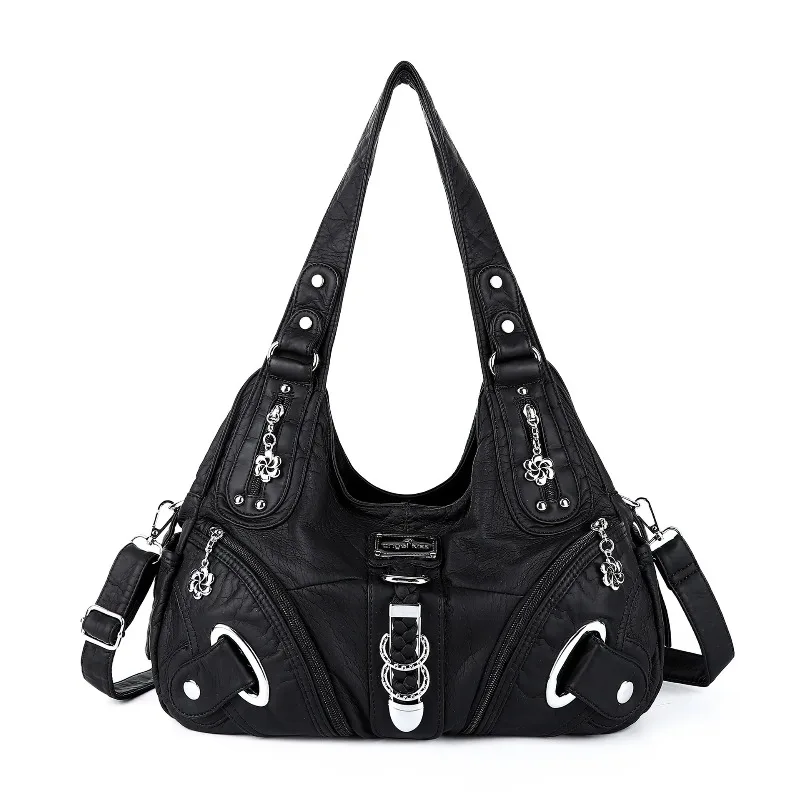 

Женская модная сумка через плечо, большая сумка-тоут, сумка для покупок с верхней ручкой, многофункциональная сумка-сэтчел, женская сумка-хобо, большая сумка-кошелек