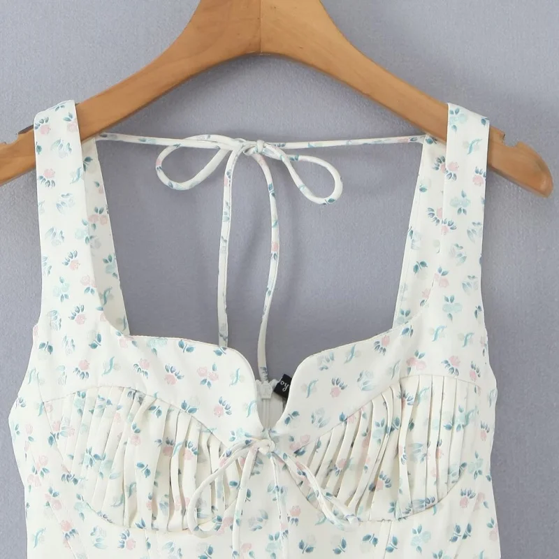 Hebe Sle Estampado floral ter Dr Falda hinchada con cintura elástica Vintage Ele Adelgazante Fecha Dr Una línea Falda Bal