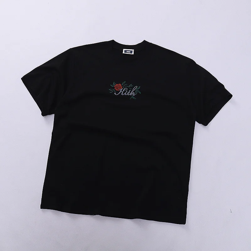 New KITH T Shirt Men Women Short Sleeve High Quality Loose Cotton T-shirt Fashion Casual Top Tee Fast Delivery