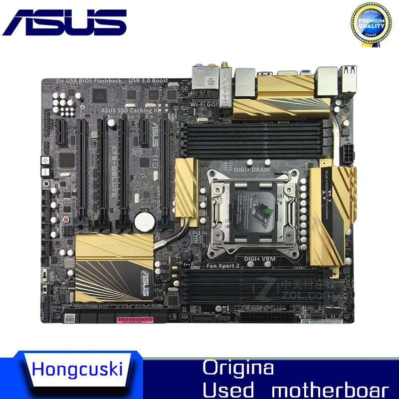 For ASUS X79-DELUXE LGA2011 Used original motherboard Socket LGA 2011 DDR3 64GB X79 Desktop Motherboard