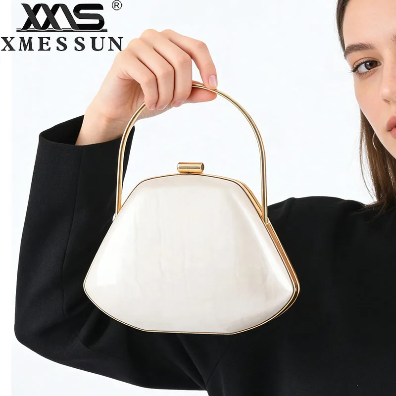 Women New Acrylic Clutch Evening Bag,Fashion Design Wedding Party Purses Pouch Bag Female Chain Shoulder Crossbody Bag Wallet