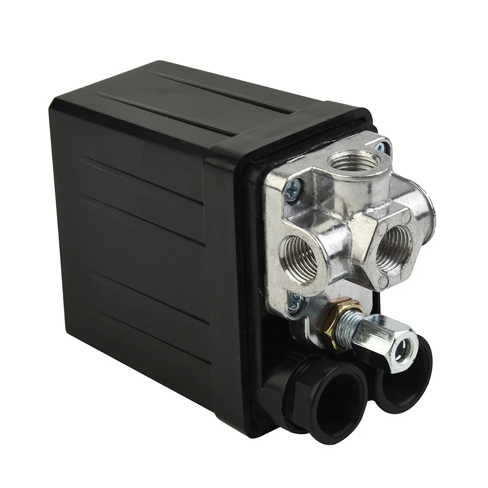 175psi 4 Port Air Compressor Pressure Switch Manifold Regulator + Safety Valve Air Compressor Switch Blanking Plugs Parts