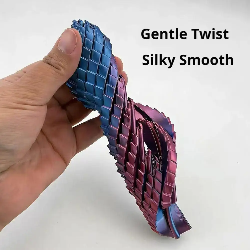 3D Printed Dragon Egg Stress Toy Articulated Stretching Sensory Fidget Toy Deformable Dragon Egg Gift for Kids Adult Fidgets image 5