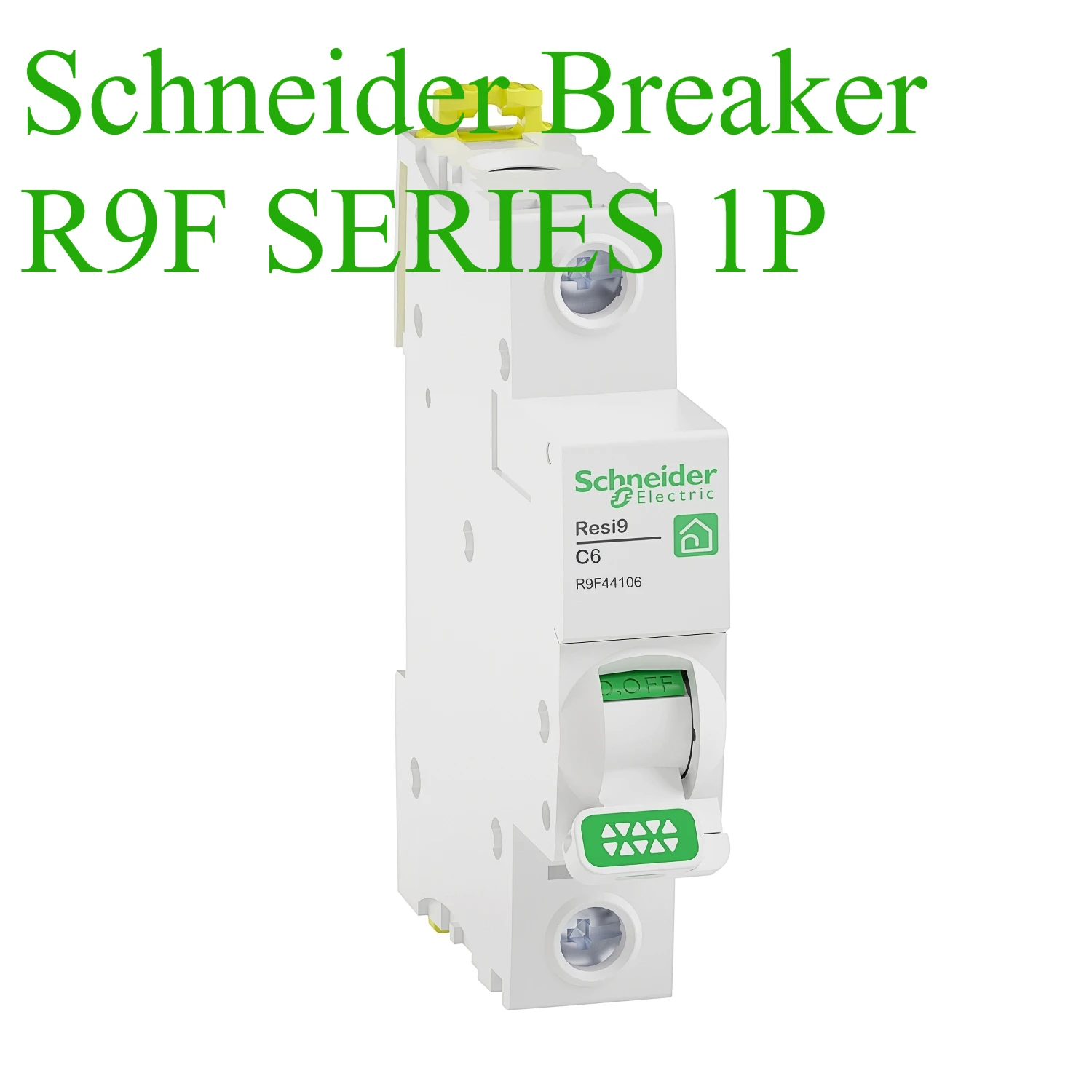 

Schneider miniature circuit breaker R9F series R9F44 R9F441 1P R9F44106 10 16 20 25 32 40 50 63A