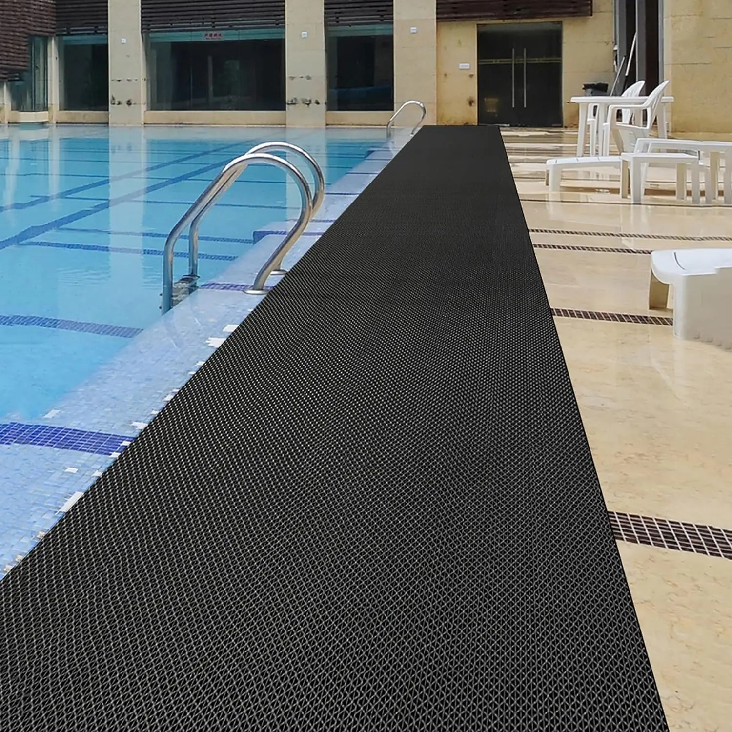 PVC Drainage Floor Mat Non-Slip Commercial Wet Area Mat for Outdoor and Indoor Restaurant Kitchen Bar Swimming Pool Splash Matti