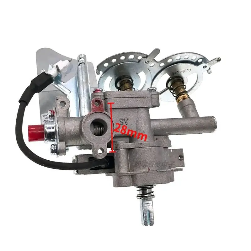 مجموعة مفاتيح موقد غاز الجسم ذات الصمام الحراري، إشعال الغاز الطبيعي وحماية من اللهب مع مفتاح صمام الملف اللولبي #2