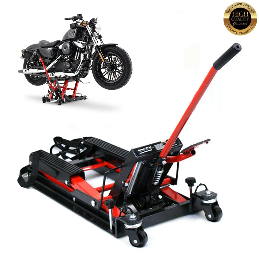 Motorcycle Jack 680kg Motorcycle Lift Mounting Stand Motorcycle Lift Quad Hydraulic Trestle Easels For The Motorcycle