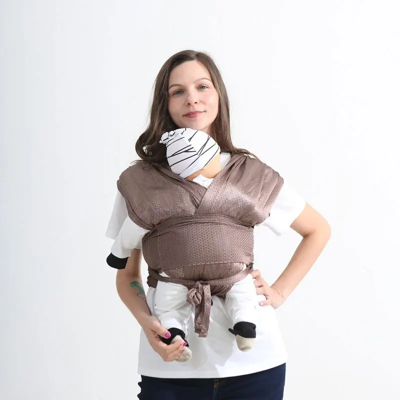 Sac d'Allaitement Ergonomique Mains Libres pour Bébé, Sangle Kangourou pour Nouveau-né et Tout-petit, Sangle Respirante Ronde