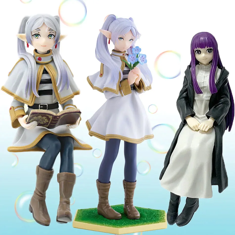 Neue Frieren: Beyond Journey's End Figur Frieren & Fern PVC-Actionfigur Schreibtischdekoration Sammlerspielzeug Geschenk für Kinder