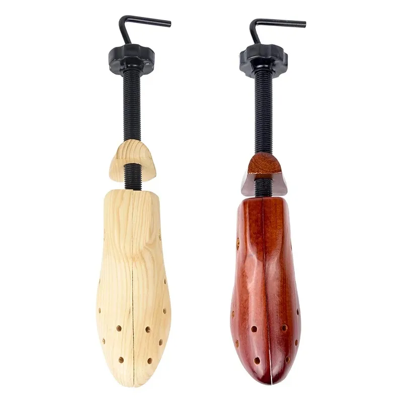 Wooden Shoe Stretcher Adjustable Pine Wood Shoe Tree Shaper Expander for Men Women Flats Pumps Boots