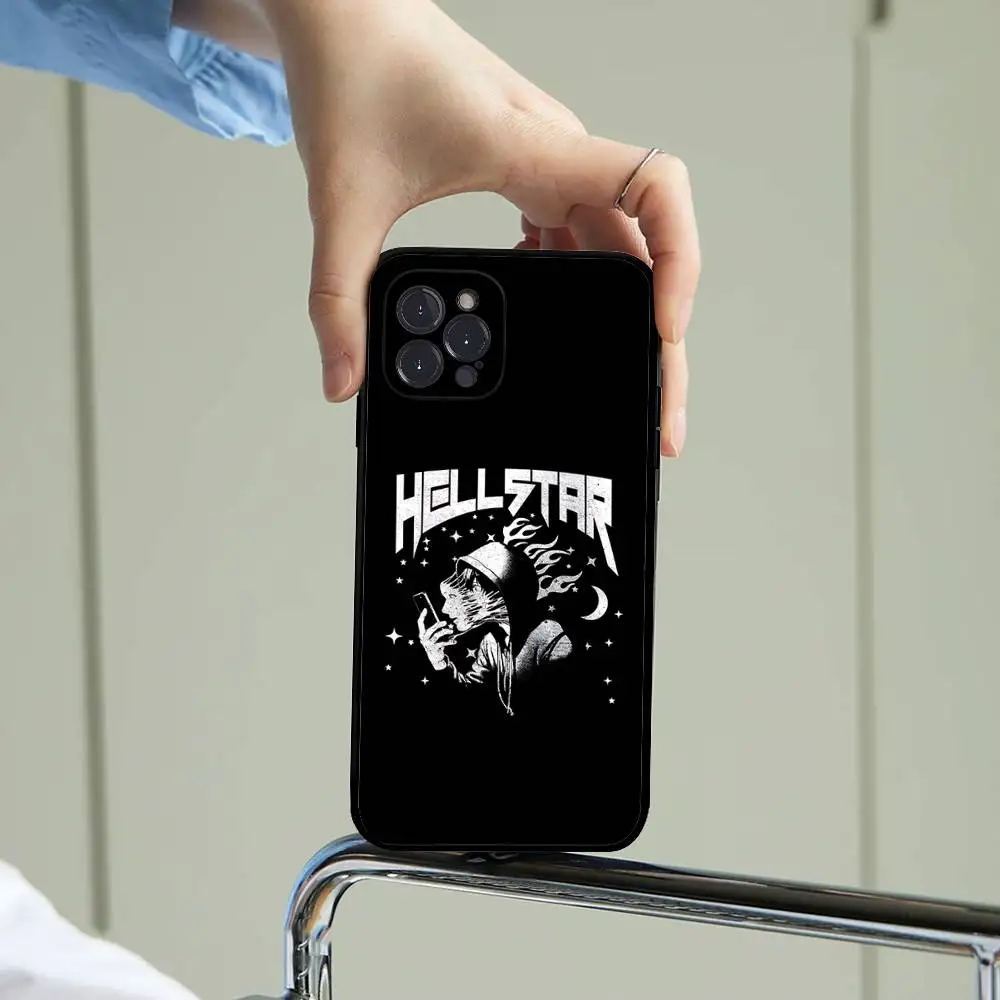 H-HELLSTAR-R Logo Phone Case For IPhone 17 16 15 14 13 12 11 Pro Max Plus  Mini Soft Black Cover - AliExpress 202192403