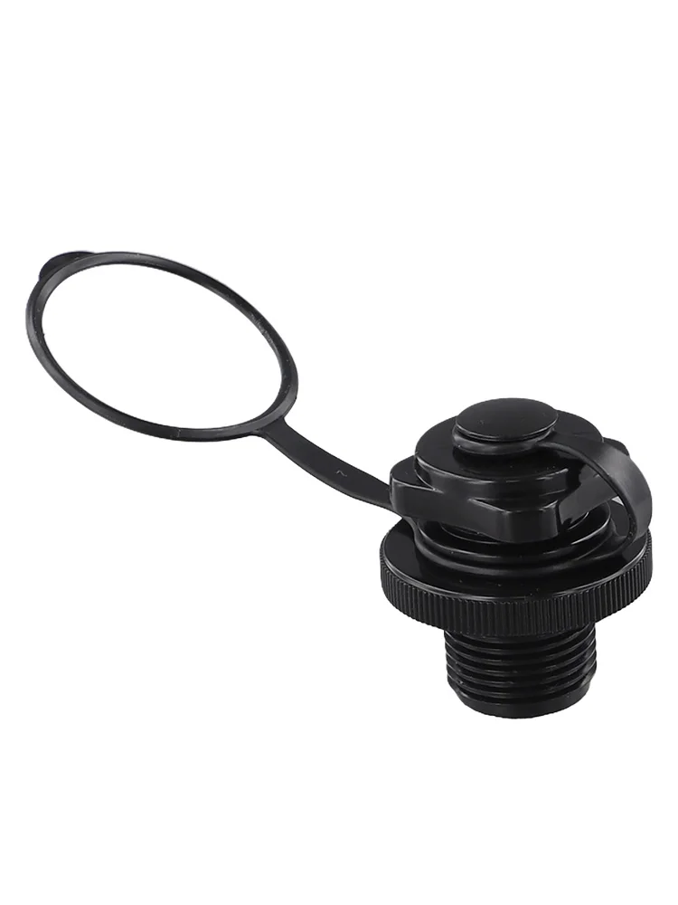 Air Valve Nozzle Inflatable Valve Long Service Life PVC Quick Inflation Black Easy Installation Good Performance