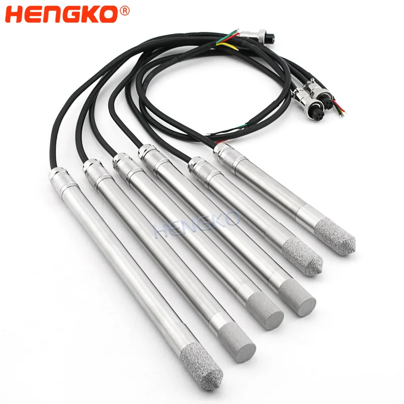 Temperature Humidity Sensor Manufacturer High Temperature Sintering Filter Probe Temperature Moisture Sensor Waterproof