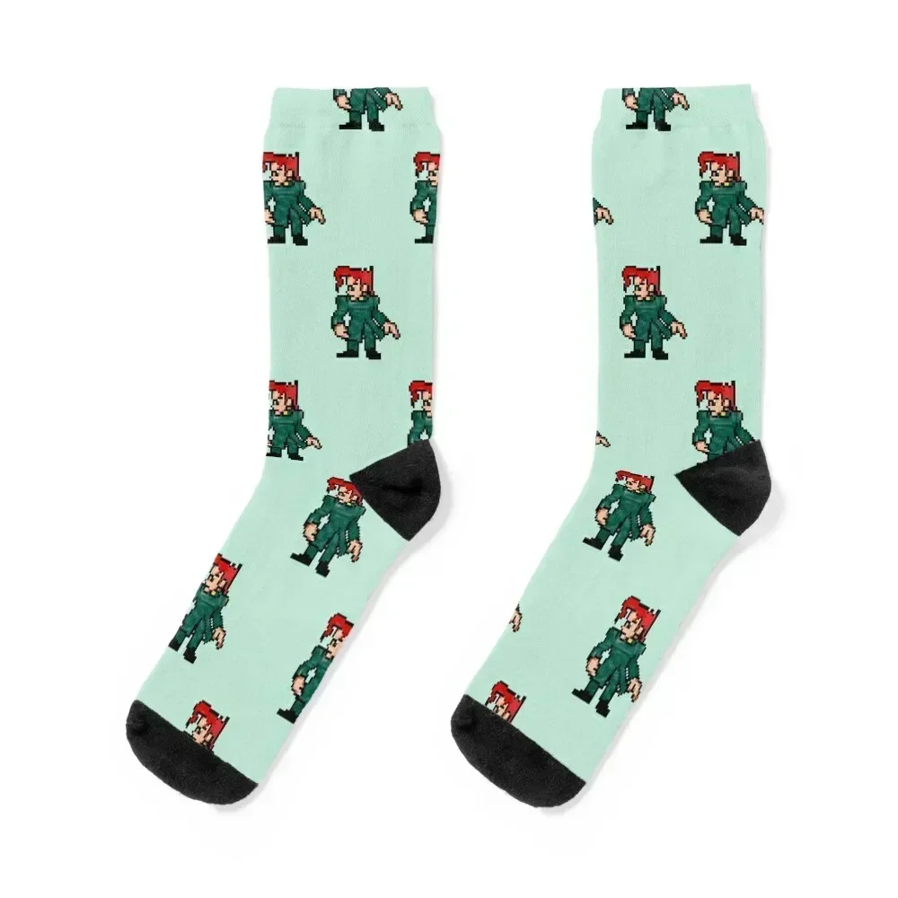KAKYOIN NORIAKI PIXEL PATTERN JOJO Socks christmas stocking sports stockings hockey gift Socks Women's Men's