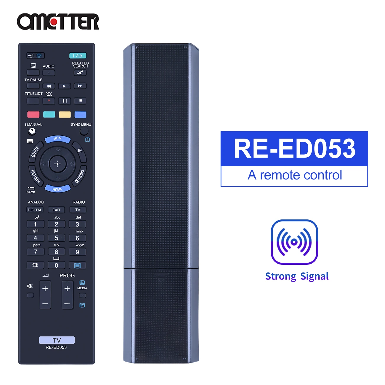 New RM-ED053 RM-ED052 for Sony TV Remote Control KDL-32W600A KDL-24W605A KDL-32EX653 KDL-32EX500 KDL-50W656A KDL-32EX503 32EX504