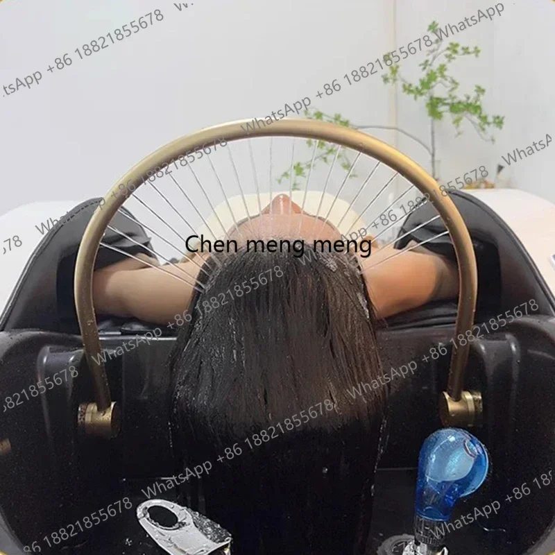 Cadeiras de Shampoo Multifuncionais de Alta Qualidade Q181 para Barbearia, Cadeiras de Massagem Elétrica para Salão de Beleza