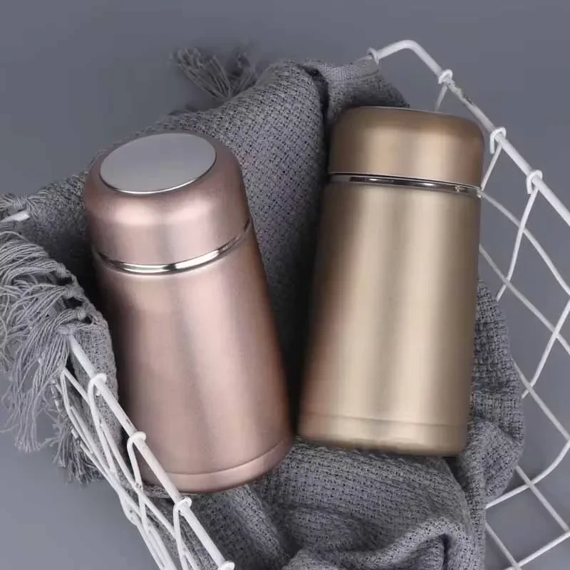 350ml Thermos Cup 304 Stainless Steel Water Bottle Mini Portable Thermos Coffee Vacuum Flasks Tea Milk Coffee Mug