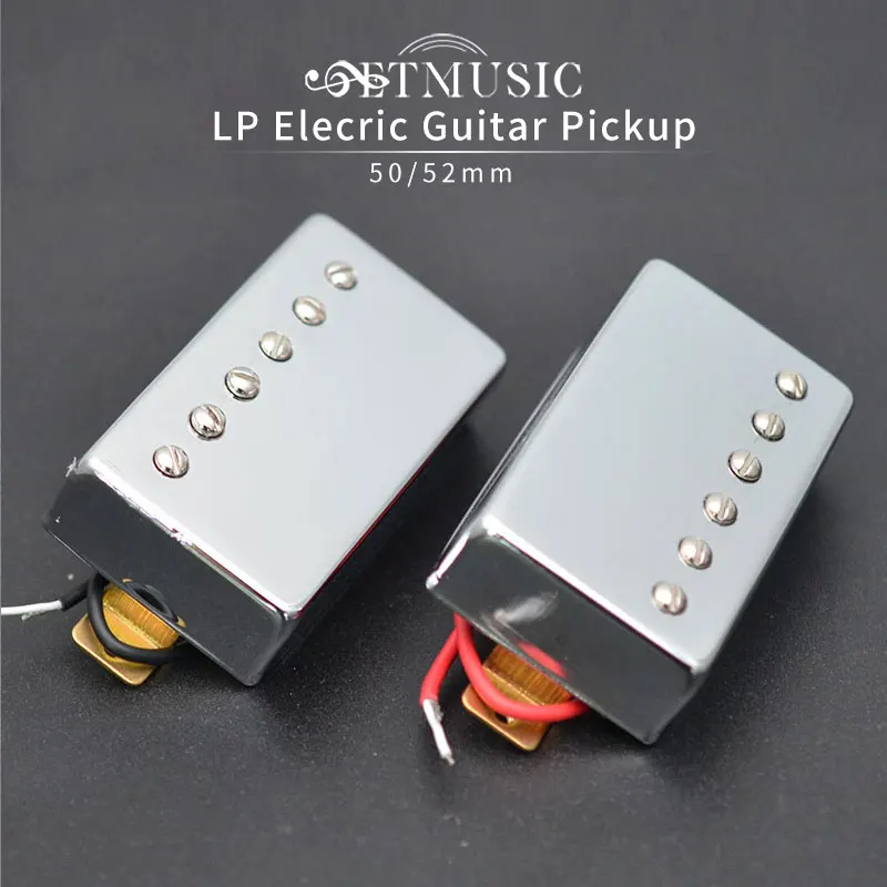 

Humbucker Electric Guitar Pickup Chrome Neck Bridge Pickup for LP Style Electric Guitar Brass Cover Guitarra Pickup