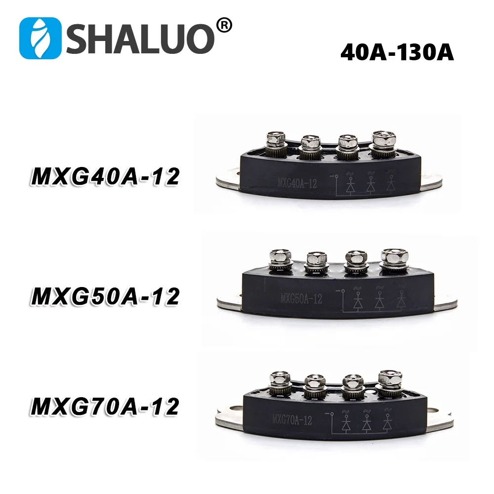 One Pair 40A 50A 70A 90A 100a 130A Diesel Generator Rectifier Bridge Module MXG50A-12 MXG70A-12 MXY70A-12 MXY90A-12